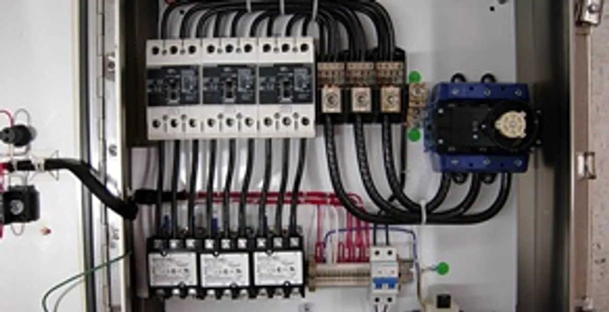 Electrical panel installation with organized circuit breakers and wiring in Glendale, AZ