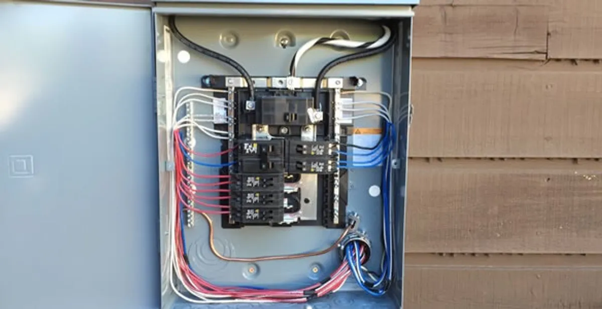 electrical panel upgrade service featuring newly installed electrical panel wired by licensed electricians in Glendale, AZ