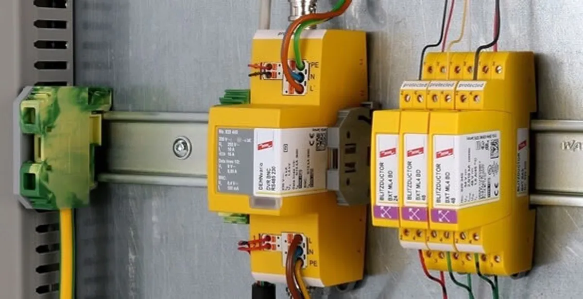 lightning surge protection system with surge suppressors installed by electrical service professionals in Glendale, AZ