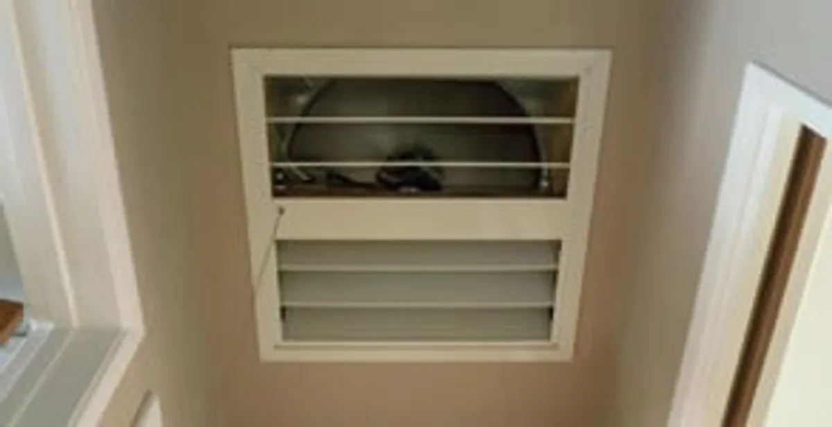 whole house fan installation services with ceiling-mounted ventilation system in Glendale, AZ